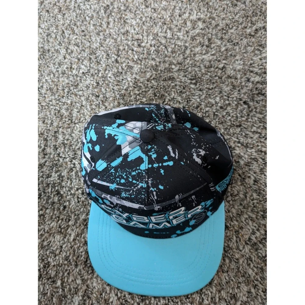 ESX 360 Pro Series Cyber Gamer Snapback Hat Blue Black Youth Hat‎ Cap